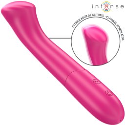 INTENSE - VIBRADOR PATY 19 CM FLEXÍVEL 10 VIBRAÇÕES MODELO 2 ROSA