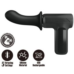 PRETTY LOVE - DJ DOCTOR MASSAGER 5 CONFIGURAÇÕES PRETO