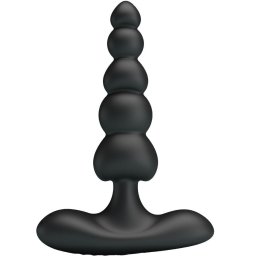 PRETTY LOVE - VIBRADOR ANAL CORBAN 10 VIBRAÇÕES PRETO