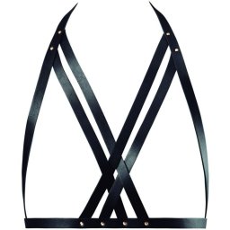 BIJOUX INDISCRETS - MAZE HALTER BRA ARNES PRETO