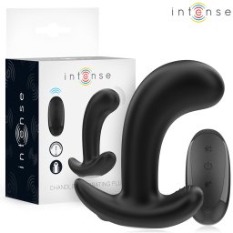 INTENSE - CHANDLER ANAL PLUG 10 VIBRAÇÕES PRETO CONTROLE REMOTO