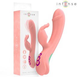 INTENSE - VIBRADOR RACHEL RABBIT 5 VIBRAÇÕES ROSA
