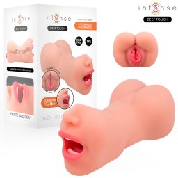 INTENSE DEEP TOUCH - MASTURBADOR RILEY COM DUPLA BOCA E VAGINA
