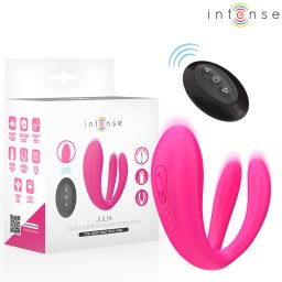 INTENSE - JULIA VIBRADOR DUPLO COM CONTROLE REMOTO