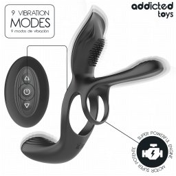 ADDICTED TOYS - ANEL PENIANO DUPLO COM ESTIMULADOR CLITÓRICO