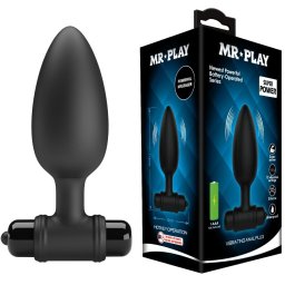 MR PLAY - PLUG ANAL SUPER POWER COM VIBRAÇÃO