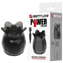 PRETTY LOVE - SECRET GARDEN CABEÇA DE MASSAGEM PRETA