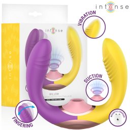 INTENSE - WILLOW - ESTIMULADOR DE SUCÇÃO E VIBRAÇÃO 3 EM 1