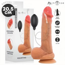 MR INTENSE - DANNY, DILDO EJACULANTE DE SILICONE, 20,5 CM - Ø - 4 CM