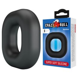 CRAZY BULL - ANEL PENIANO DE SILICONE SUPER MACIO WALDEN PRETO
