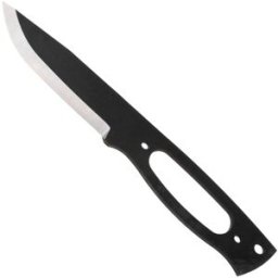 Nordic Knife Design Forester 100 CB 5001, Black 1095 Carbon Steel, Curly Birch, Brass Hardware, faca fixa, kit de construção