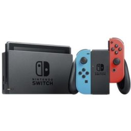 Nintendo Switch V2 Console Neon Red/Blue