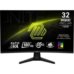 Monitor Curvo MAG 32CQ6F VA 31.5" QHD 16:9 180Hz VESA Adaptive Sync - MSI