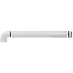 Kit Saída Horizontal (Curva 90º + Tubo de 750mm + Grelha de Saída 80/110) AZ 228 - BOSCH