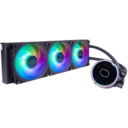 Water Cooler CPU MasterLiquid PL360 Flux RGB 360mm (Preto) - COOLER MASTER