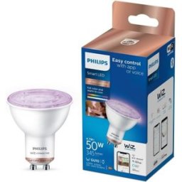 Lâmpada LED Inteligente GU10 RGB + 4,7W 345Lm - PHILIPS WIZ