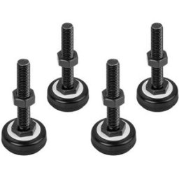 Conjunto 4x Pés c/ Rosca M10 p/ Armário Rack - LANBERG