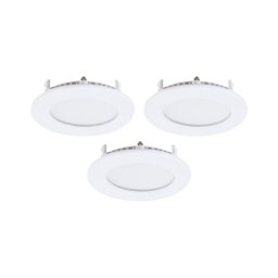 Eglo 79072 - CONJUNTO de 3 luminárias de embutir LED FUEVA-RW 1xLED/2,8W/230V