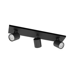 Philips - Foco RUNNER 3xGU10/20W/230V preto