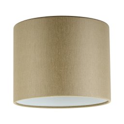 Cúpula universal de reposição cilíndrica para soquete E27 – Ø 20 cm, bege