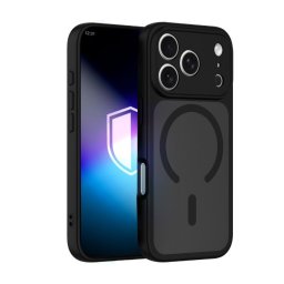 Capa Iphone 17 Pro Max 3MK Misty Magcase Preto