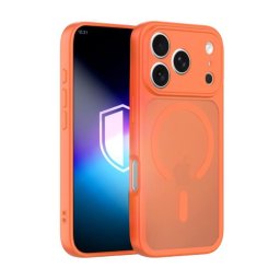 Capa Iphone 17 Pro Max 3MK Misty Magcase Laranja