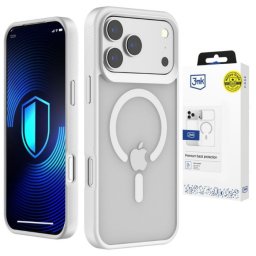 Capa Iphone 17 Pro Max 3MK SMOKE CASE Magcase Branco
