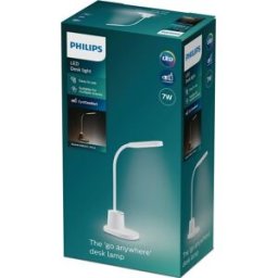 Candeeiro de Mesa LED 7W 200Lm (Branco) - PHILIPS