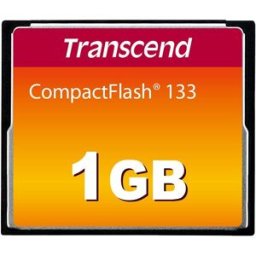 Cartão de Memória 1GB CF 133x Compact Flash - TRANSCEND