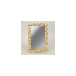 Espelho de parede 31,3x21 cm dourado