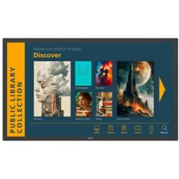 Philips 3000 series 55BDL3751T/00 pantalla de señalización Panel plano interactivo 138,4 cm (54.5") LCD Wifi 450 cd / m² 4K Ultra HD Negro Pantalla táctil Procesador incorporado Android - 1393004