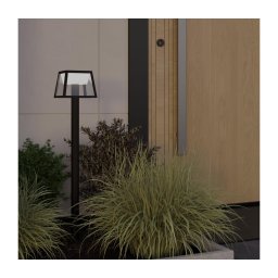Eglo 901075 - Luminária solar LED ALTILIA 7,5W/4,5V, 106cm, IP44 com sensor