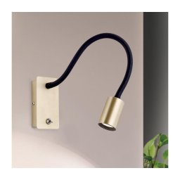 Orion WA 2-1342 - Candeeiro de parede LED flexível KURT LED/5W/230V dourado