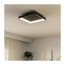Eglo 901252 - Iluminação de teto LED com regulação LORETELLO LED/12W/230V preto + CR