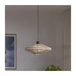 Eglo 43999 - Lustre suspenso com cabo MIDSUMER 1xE27/40W/230V creme