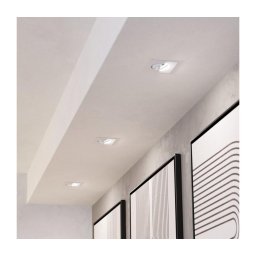 Eglo 902283 - Conjunto com 3 luminárias de teto dimmerizáveis SALICETO LED/4,8W/230V 8,8 x 8,8 cm brancas