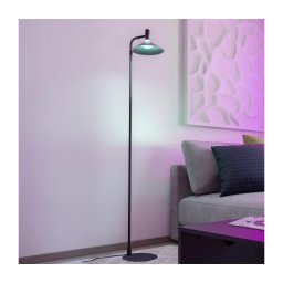 Eglo 902186 - Candeeiro de pé LED RGBW regulável CONOMAVILLA-Z LED/7,5W/230V preto