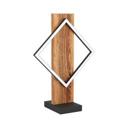 Eglo 901937 - Candeeiro de mesa LED BOYAL LED/13W/230V preto/castanho