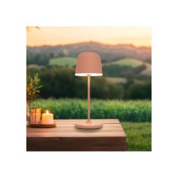 Eglo 901938 - Lâmpada de mesa recarregável regulável para exterior MANNERA-S LED/1,8W/5V IP54 laranja