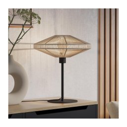 Eglo 44002 - Candeeiro de mesa MIDSUMER 1xE27/40W/230V cor creme