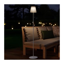 Eglo 901902 -LED Candeeiro de pé solar SCORDIANO LED/2,3W/3,7V 1800mAh IP44 branco