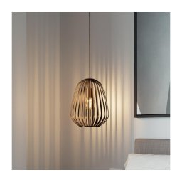 Eglo 901097 - Lustre suspenso ESPINAL por cabo 1xE27/40W/230V bronze