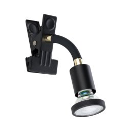 Eglo 300914 - Lâmpada LED com clipe PARRINI 1xGU10/4,5W/230V preta