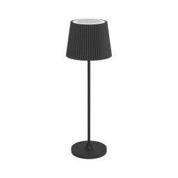 Eglo 75935 - Lâmpada de mesa LED dimerizável recarregável LEONERO LED/3,8W/5V 2000 mAh preta