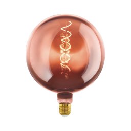 Lâmpada LED dimerizável VINTAGE G200 E27/4W/230V 1600K cor cobre - Eglo 110097