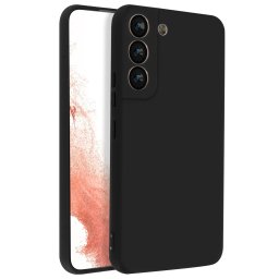 Capa de Silicone Preta Samsung Galaxy S22