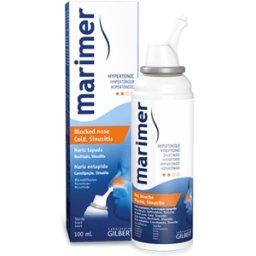 Gilbet Laboratórios Marimer Baby Higiene Nasal Nariz Entupido Spray Hipertónico 100ml