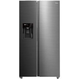 Frigorífico Americano Side by Side MDRS761MIE46 Total No Frost 569L (Inox) - MIDEA