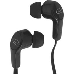 Auriculares Stereo c/ Fios e Microfone (Preto) - ESPERANZA