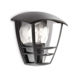 Philips 15387/30/16 - Luz de parede de exterior MYGARDEN CREEK 1xE27/60W/230V IP44